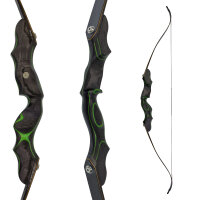 C.V. EDITION by SPIDERBOWS - Raven Carbono - 62-68 pulgadas - 30-50 lbs - Arco recurvo Take Down