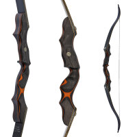 SPIDERBOWS Raven - 62-68 pulgadas - 20-50lbs - Arco recurvo Take Down