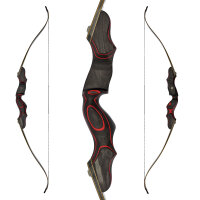 SPIDERBOWS Raven - 62-68 pulgadas - 20-50lbs - Arco recurvo Take Down
