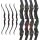 SPIDERBOWS Raven - 62-68 pulgadas - 20-50lbs - Arco recurvo Take Down