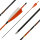 26-30 lbs | Flecha de carbono | PyroSPHERE Slim - con plumas naturales - Spine: 900 | 30 pulgadas