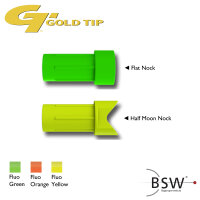 GOLDTIP Laser II+III / Swift+Ballistic | Flat Nock - Green ***Precio especial***