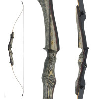 DRAKE Sepia - 62-70 Zoll - 16-42 lbs - Take Down Recurvebogen