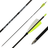 hasta un 20 lbs | SPHERE Pioneer 4.2 - Carbon - Plumas naturales - Spine 1200 | Longitud: 31 pulgadas