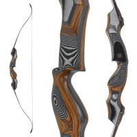 JACKALOPE - Onyx - 60-64 pulgadas - 30-50 lbs - Arco recurvo Take Down