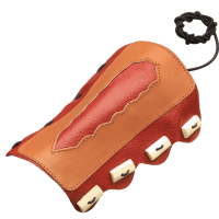 elTORO Protector de Brazo Tradicional Bone Rojo