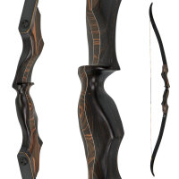 JACKALOPE - Tigerseye - Refined Tournament - 60-68 Zoll - 30-50 lbs - Take Down Recurvebogen
