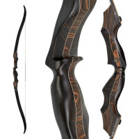 JACKALOPE - Tigerseye - Refined Tournament - 60-68 Zoll - 30-50 lbs - Take Down Recurvebogen