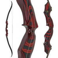 JACKALOPE - Red Beryl - Refined Tournament - 62-68 pulgadas - 30-50 lbs - Arco recurvo Take Down