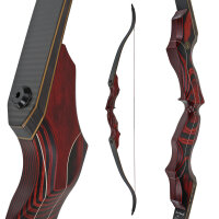 JACKALOPE - Red Beryl - Refined Tournament - 62-68 pulgadas - 30-50 lbs - Arco recurvo Take Down