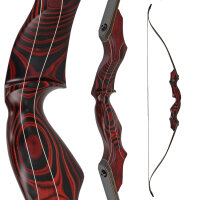 JACKALOPE - Red Beryl - Refined Tournament - 62-68 pulgadas - 30-50 lbs - Arco recurvo Take Down