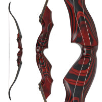 JACKALOPE - Red Beryl - Refined Tournament - 62-68 pulgadas - 30-50 lbs - Arco recurvo Take Down