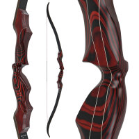 JACKALOPE - Red Beryl - Refined Tournament - 62-68 pulgadas - 30-50 lbs - Arco recurvo Take Down