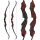JACKALOPE - Red Beryl - Refined Tournament - 62-68 pulgadas - 30-50 lbs - Arco recurvo Take Down