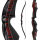 JACKALOPE - Red Beryl - Refined Tournament - 62-68 pulgadas - 30-50 lbs - Arco recurvo Take Down