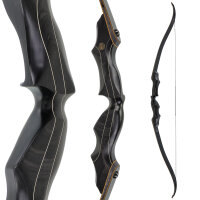 JACKALOPE - Obsidian - Refined Tournament - 62-68 pulgadas - 30-50 lbs - Arco recurvo Take Down