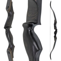 JACKALOPE - Obsidian - Classic Tournament - 62-64 pulgadas - 30-50 lbs - Arco recurvo Take Down