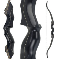 JACKALOPE - Obsidian Hunter - Tournament - 60 Zoll - 40 lbs - Take Down Recurvebogen | Rechtshand