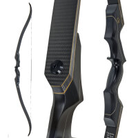 JACKALOPE - Obsidian Hunter - Tournament - 60 Zoll - 40 lbs - Take Down Recurvebogen | Rechtshand