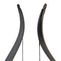 JACKALOPE - Obsidian Hunter - Tournament - 60 Zoll - 40 lbs - Take Down Recurvebogen | Rechtshand