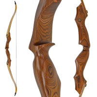 JACKALOPE - Amber HD - Torneo Refinado - 64-66 pulgadas - 25-45 libras - Take Down Recurve Bow