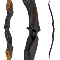 JACKALOPE - Amber HD - Torneo Refinado - 64-66 pulgadas - 25-45 libras - Take Down Recurve Bow
