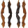 JACKALOPE - Amber HD - Torneo Refinado - 64-66 pulgadas - 25-45 libras - Take Down Recurve Bow