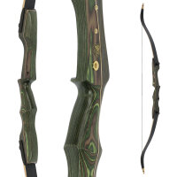 DRAKE Moss - 62-70 pulgadas - 16-42 lbs - Arco recurvo Take Down