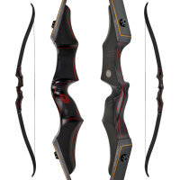 SPIDERBOWS Crow - 60-66 pulgadas - 25-50 libras - SWS - Take Down Recurve Bow