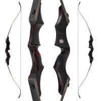 SPIDERBOWS Crow - 60-66 pulgadas - 25-50 libras - SWS - Take Down Recurve Bow