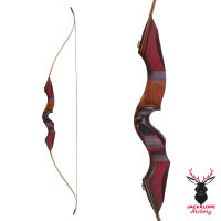 2nd CHANCE | JACKALOPE - Red Beryl - 62 Zoll - Speed - Refined Recurvebogen Take Down - 25 lbs | Rechtshand