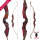 2nd CHANCE | JACKALOPE - Red Beryl - 62 Zoll - Speed - Refined Recurvebogen Take Down - 25 lbs | Rechtshand