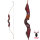 2nd CHANCE | JACKALOPE - Red Beryl - 62 Zoll - Speed - Refined Recurvebogen Take Down - 25 lbs | Rechtshand