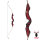 JACKALOPE - Red Beryl - 62 pulgadas - Speed - Refined Arco Recurvo Take Down - 25 lbs | Mano derecha