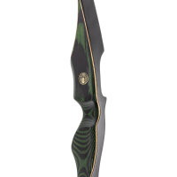 JACKALOPE Malachite Compact - 54 pulgadas - 15-30 lbs - Arco recurvo One Piece
