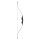 JACKALOPE Obsidian Compact - 54 pulgadas - 15-30 lbs - Arco recurvo One Piece