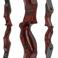 JACKALOPE - Red Beryl Hunter - Tournament - 60 pulgadas - 30-50 lbs - Arco recurvo Take Down