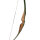 BEAR ARCHERY Green Glass Grizzly - 58 pulgadas - 30-60 lbs - Arco recurvo One Piece