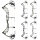 BEAR ARCHERY Whitetail INT - 45-70 lbs - Arco de poleas