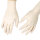 Guantes de látex para la fabricación de flechas