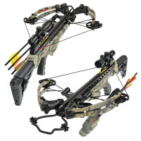 [DOUBLE TROUBLE] X-BOW FMA Scorpion I - 375 fps / 175 lbs - Compound crossbow | Color: Negro + Supersonic ¡gratis!