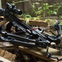 [DOUBLE TROUBLE] X-BOW FMA Scorpion I - 375 fps / 175 lbs - Compound crossbow | Color: Negro + Supersonic ¡gratis!