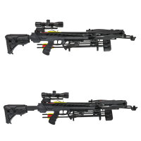 [DOUBLE TROUBLE] X-BOW FMA Scorpion I - 375 fps / 175 lbs - Compound crossbow | Color: Negro + Supersonic ¡gratis!