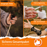 FLITZEBOGEN Bamboo - 27,5 pulgadas - Set de arco para niños