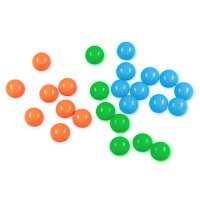 Bolas de colores para gemelos - &Oslash; 17mm - 25 piezas