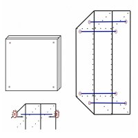 STRONGHOLD Parapeto Foam - Black Edition - Max - hasta 80 lbs - varios tamaños tamaños